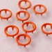 50 sets, Orange (XM8) Open Prong Snap Button, Size 13L (8 mm)