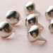 100pcs Round Studs Nailheads (silver) 10 mm