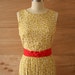 Vintage 70s Wide Woven Red Belt
