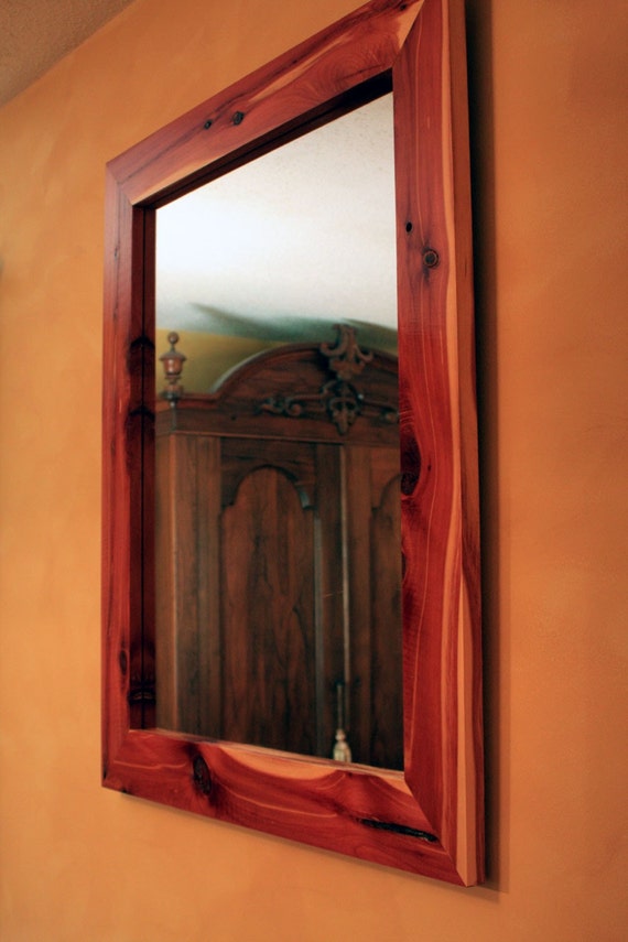 Cedar Wood Mirror Frame