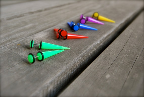 fake SPIKE GAUGES by cleng23 on Etsy