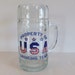 USA Drinking Team Mug - Glass Mug - 4 of July Party Mug