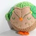 Green and brown Tree Owl Rattle