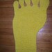 Ultra Groovy Sunshine Yellow Hippie 1970's Foot Rug Wall Hanging Mod Disco Dazed and Confused That 70's Show Brady Bunch Partridge Family