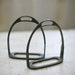solid nickel vintage stirrups