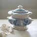 transferware lidded pot (reserved)