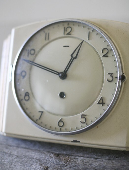 enamel wall clock