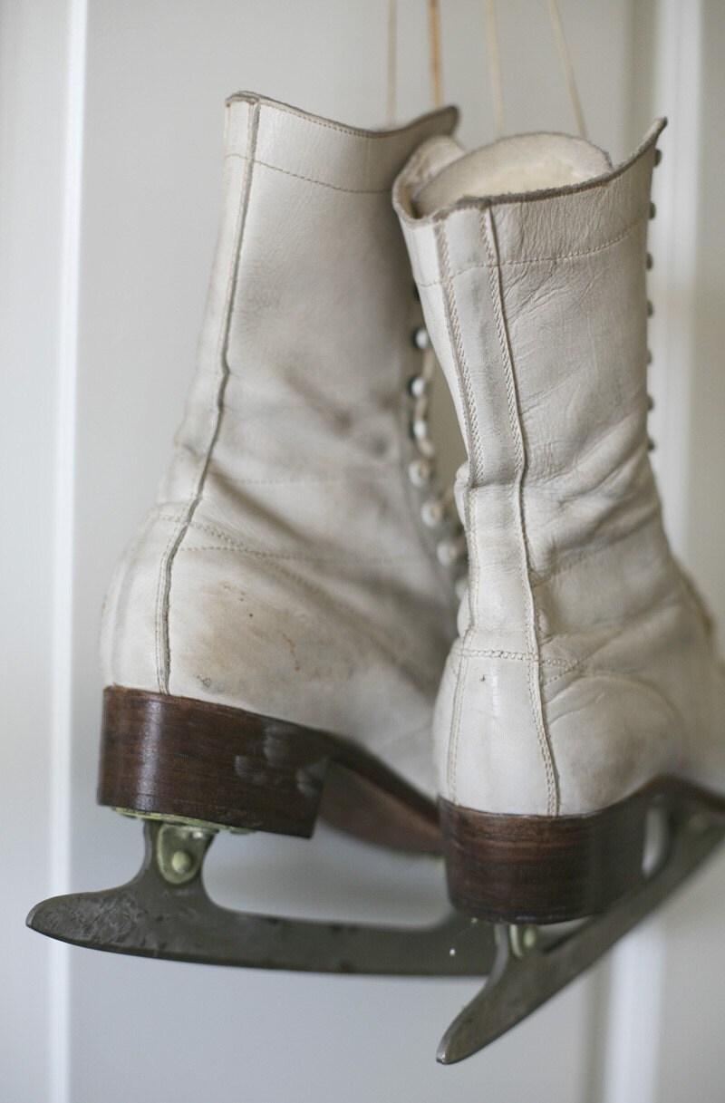 vintage ice skates
