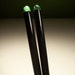 Green top acrylic hair stick