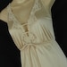 RESERVED for MVUCAK 1970's champagne lace nightgown. shadowline long gown. large. new old stock.