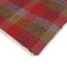 Vintage Fabric Wool Blend Suiting Plaid Red Olive Green Purple Mustard THREE YARDS