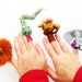 Felt Finger puppets Fingertips My Favourite Jungle and Savanna Animals Lion/Elephant/Monkey/ Anaconda