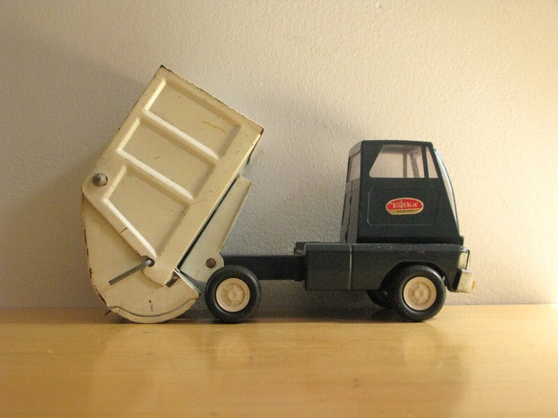 vintage tonka garbage truck