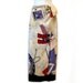 SALE Vintage Skirt Silk Nautical Compass Print Wrap Ralph Lauren Cruise Map Summer Skirt beach vocation