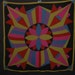 Vintage Psychedelic Kaleidoscope 60s Hand Painted Silk Scarf