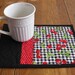 Cherry Mug Rugs - Set of Two