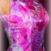 Vintage 1960s SHAHEEN Designer Dress -- Abstract Tiki Print -- Size M