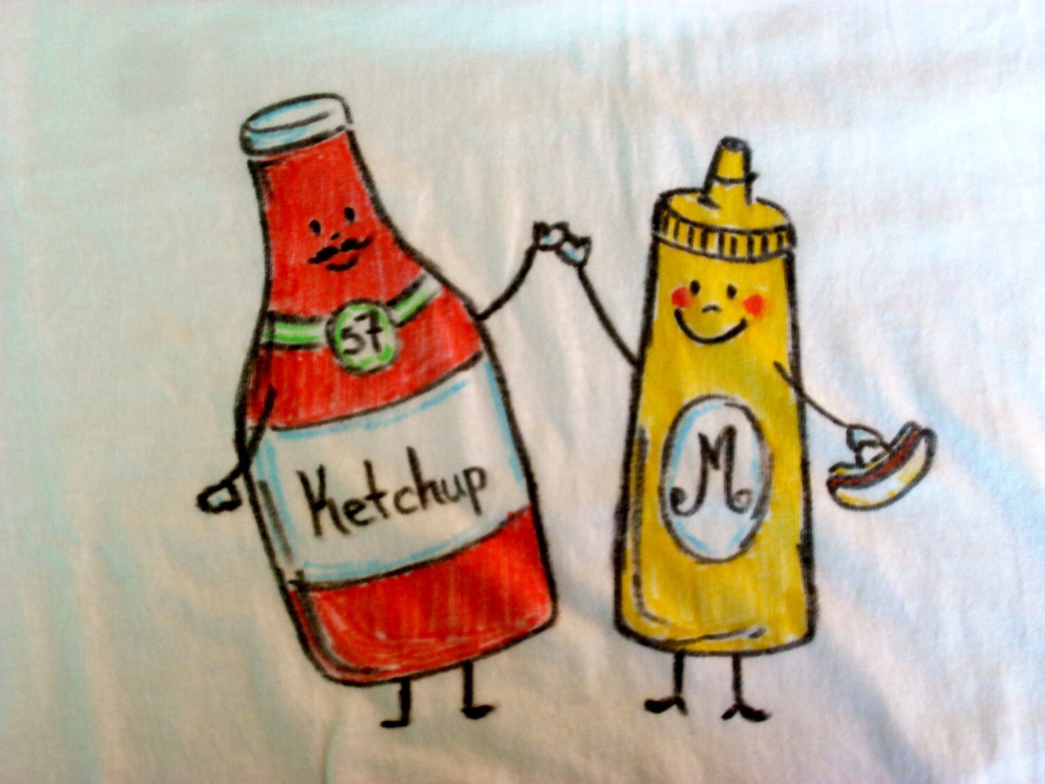Ketchup 'n' Mustard TShirt Tasty Duos by