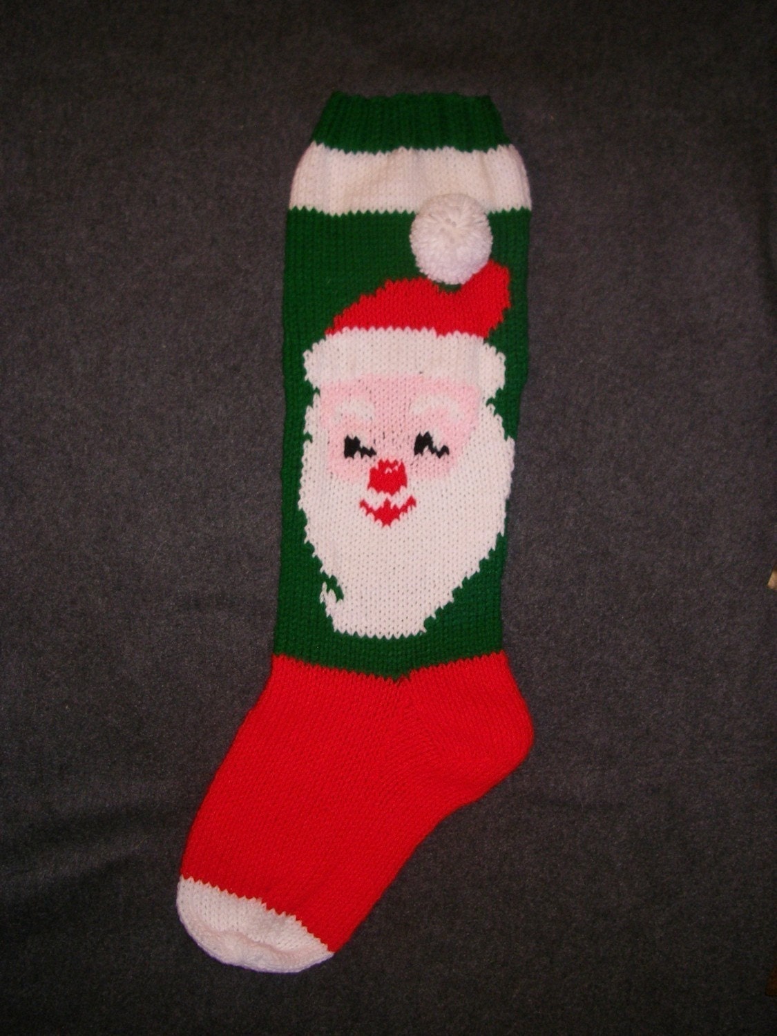 Knit Santa Stocking 42