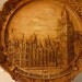 Vintage Souvenir - London Houses of Parliment - Chalkware Plaque - Wall Hanging - London Souvenir - Parliament