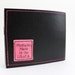 Mustache Billfold Wallet - Black and Pink - Pink is always good this time of year