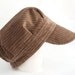 Corduroy Brown Cap for Boys