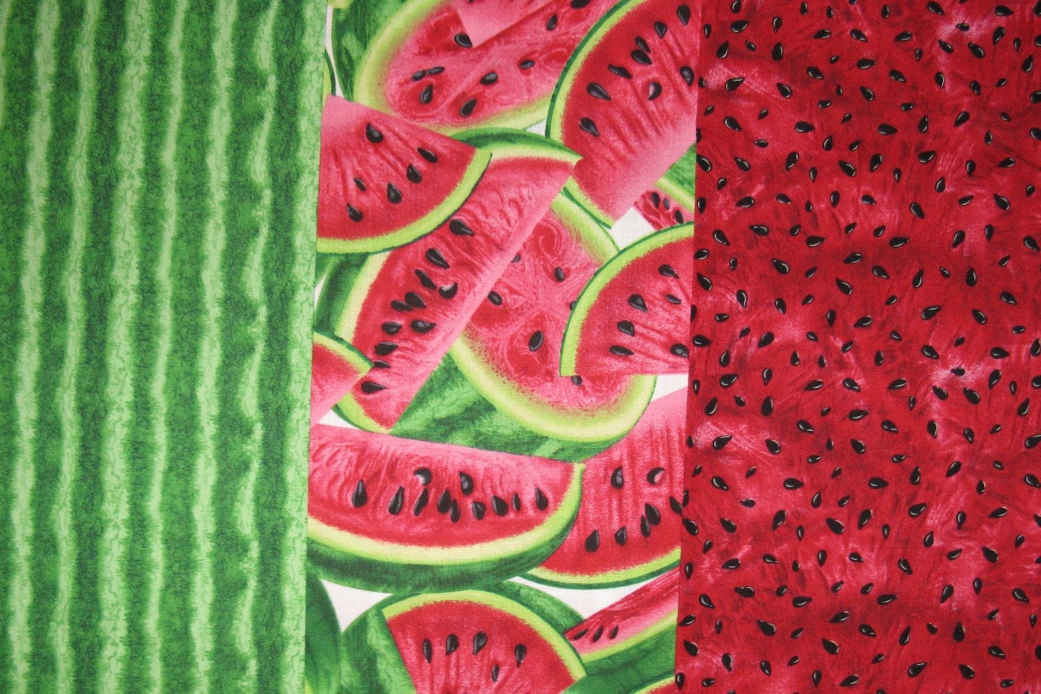 Timeless Treasures Watermelon Fabric 1 yard each of 3