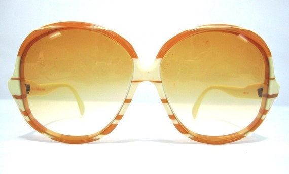 70's Vintage French Candy Stripe Sunglasses