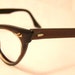 1950s Brown / Bronze Cat Eye Frames // Can Opt Brand // Marilyn Monroe Style