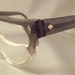 UNUSUAL 1960S Geekish Unisex Eyeglasses Two Tone with half lens,Vintage