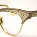 Cats Eye glasses 1950s eyeglasses STUNNING ,American Optical Brand USA 12 karet Gold Filled