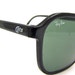 RARE Ray-Ban CATS Black Nylon Aviator Sunglasses France 1980s