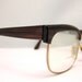 Woodgrain American Optical Hornrimmed Clubmaster style 1950s Eyeglasses 12 k Goldfilled .