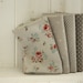 Chic Natural Linen Fat Eighth Set of 5, U1125