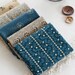 Beige or Blue Cotton Fat Eighth set of 5, U2846