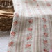 Orange Floral on Double Gauze Cotton, U3088