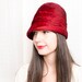 Vintage Red Hat - Austrian Fur Felt Tyrolean Hat