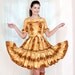 Reserved - Vintage 1960s Dress - 60s Country Party Dress for Dancing and Twirling - S