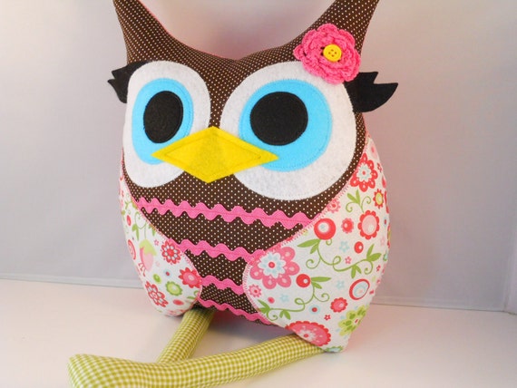 large stuffed owl
