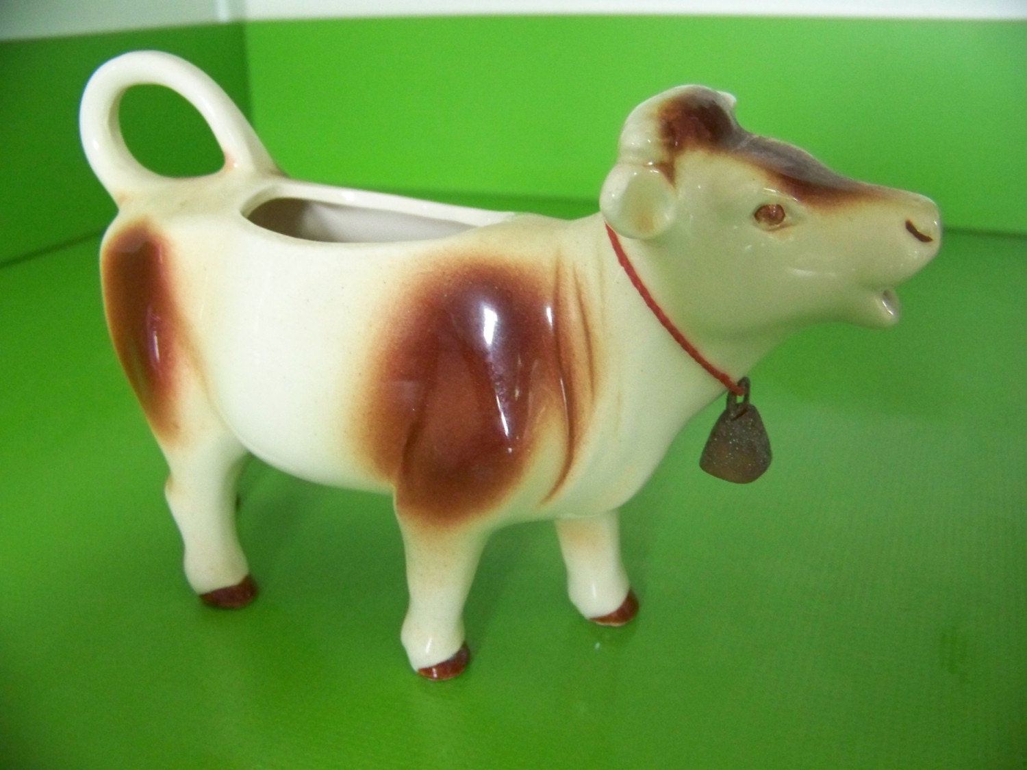 vintage/antique cow creamer from West Germany with original