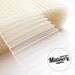 3 1/4 Inch Wide Pleated Crinoline (Crin, Horsehair Braid) for Millinery, Hats and Fascinators - Ivory