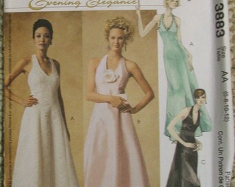 Halter Handmade Evening Dress Model Catwalks Fluffy Chiffon Yarn