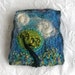 Fiber Brooch- Tree of Life Fiber and Bead Brooch II