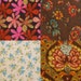 Medium - Mixed Set No.m1d all Deluxe Flannel Handkerchiefs - Set of 4 Flankies