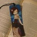 Airship steampunk fairy - Hand crafted laminated fairy steampunk fantasy art bookmark with tassel.