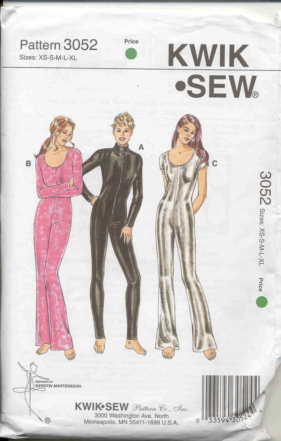 Kwik Sew pattern 3052 Catsuit Pattern