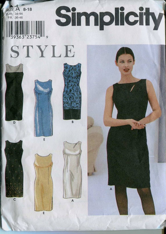 Simplicity sheath dress patterns for sale