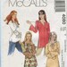McCalls 4080 - Bias tie-front tops pattern UNCUT