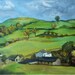English Landscape Painting - 8x6in Original Oil