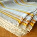 Retro Woven Placemats - Neutrals with Yellow and Orange - Set of 6